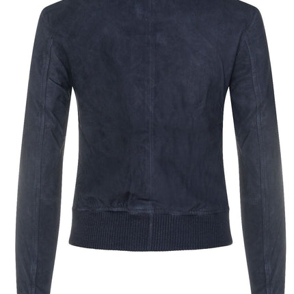Womens MA-1 Suede Bomber Jacket-Arnhem
