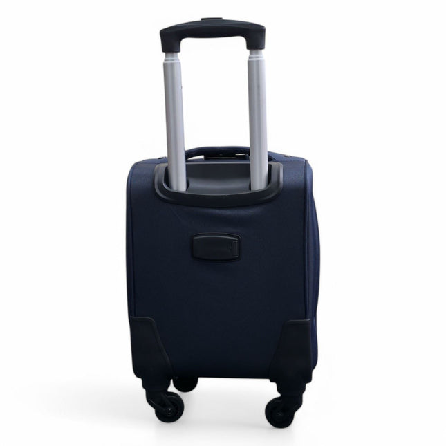 Soft Shell Lightweight Nylon Suitcase Set 4 Wheel Travel Case Holiday Bags