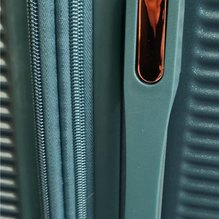 Expandable Hard Shell 8 Wheels Luggage Travel Cabin Suitcase Set