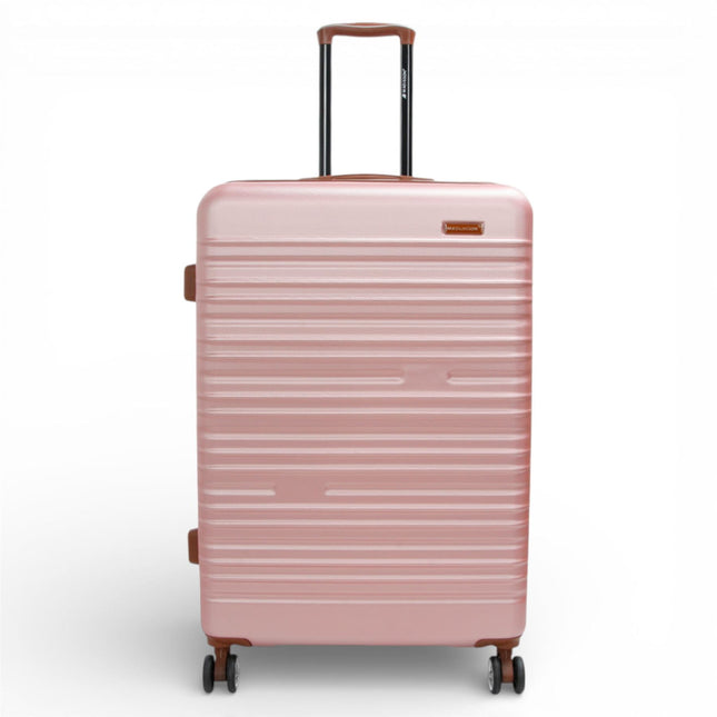 Expandable Hard Shell ABS Suitcase Set 8 Wheel Robust Travel Case Holiday Luggage