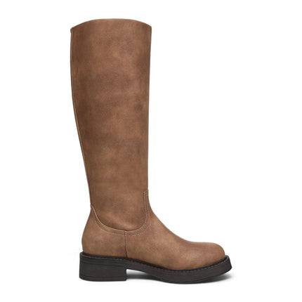 Blowfish Malibu Women's Tan Faux Leather High Riding Boots - Venice Tall