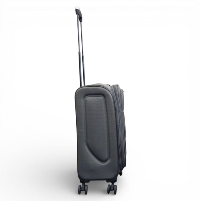 Expandable Soft Shell Cabin Suitcase 50.5 x 37 x 26 cm Luggage Suitable for Easyjet, Ryanair