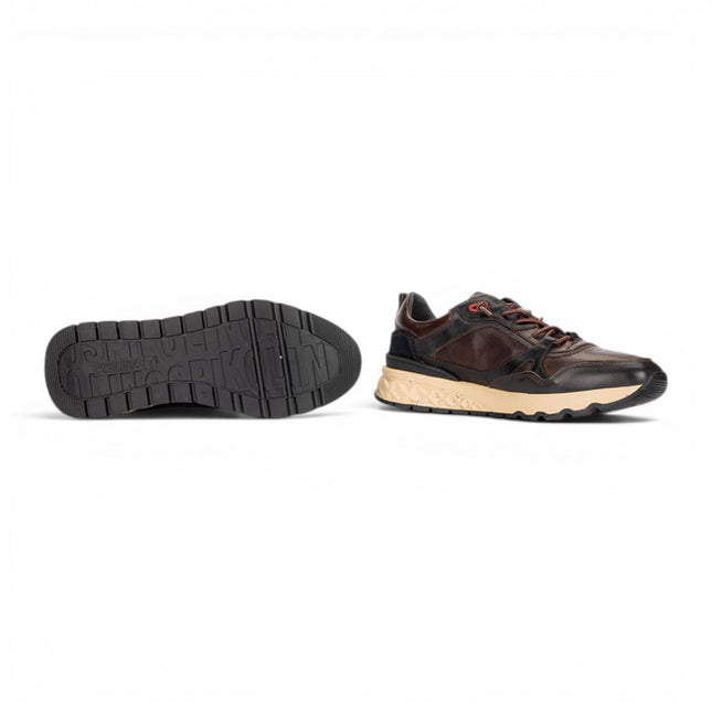 Pikolinos Men's Brown Leather Sneakers Slip-on Trainers Shoes - Aranda