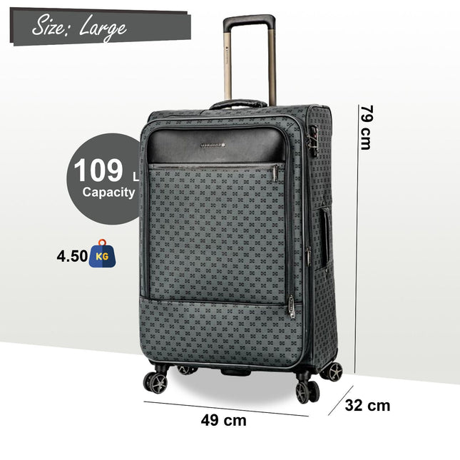 Soft Expandable Travel Suitcase Luggage Bag