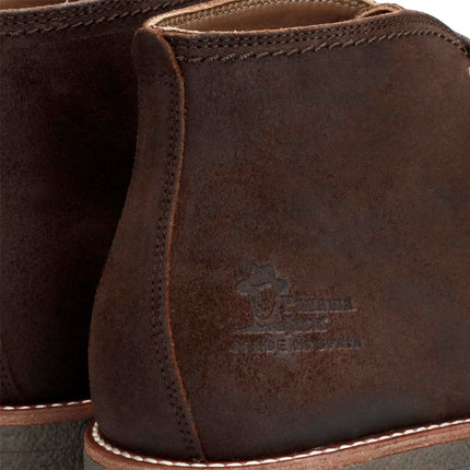 Panama Jack Men's Brown Leather Waterproof Lace-Up Desert Boots - Gael C37