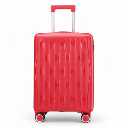 Robust Hard Shell Cabin Suitcase 37.5 x 20.5 x 55 cm TSA Luggage Suitable for Easyjet, Ryanair, Wizzair