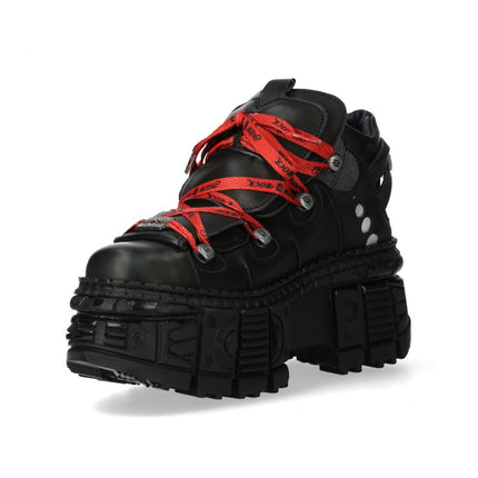 New Rock Punk Goth Leather Boots-WALL106-C9
