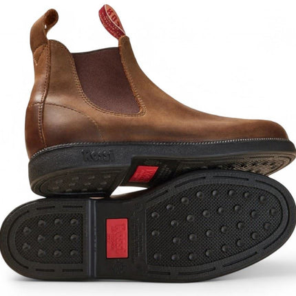 Rossi 607 Booma Tan Leather Chelsea Boot