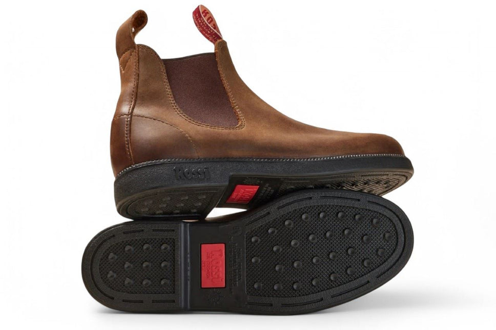 Rossi 607 Booma Tan Leather Chelsea Boot