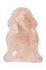 Genuine Rosa Pink Sheepskin Natural Silky Soft Fluffy Real Wool Rug