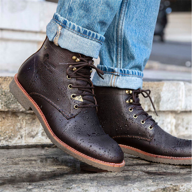 Panama Jacks Men's Brown Leather Glasgow Gtx C2 Classic Ankle Boots