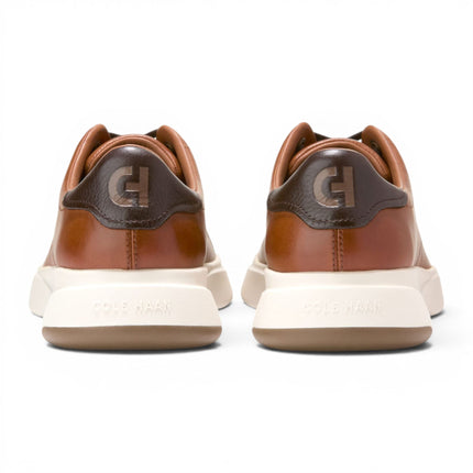 Cole Haan Men's GrandPro Luxe Mile Trainer Brown Leather Sneakers - C42753