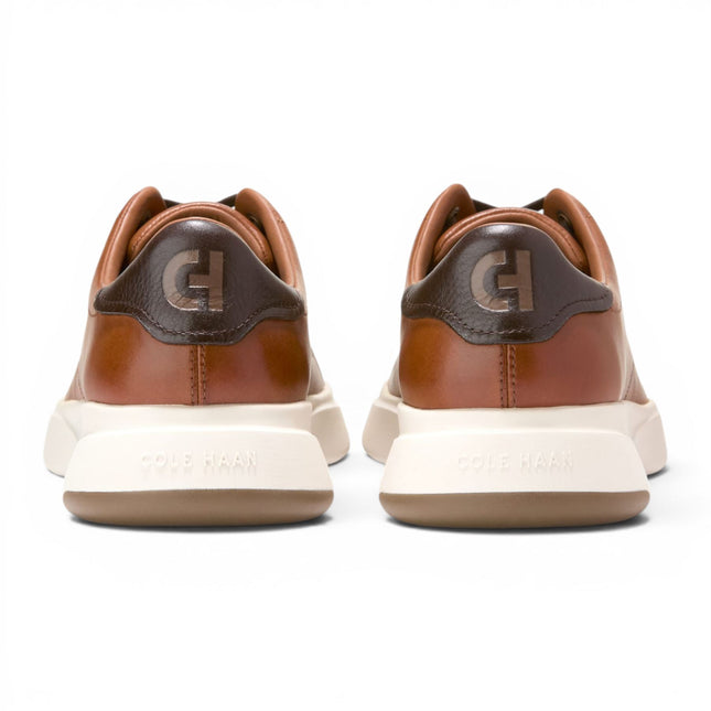 Cole Haan Men's GrandPro Luxe Mile Trainer Brown Leather Sneakers - C42753