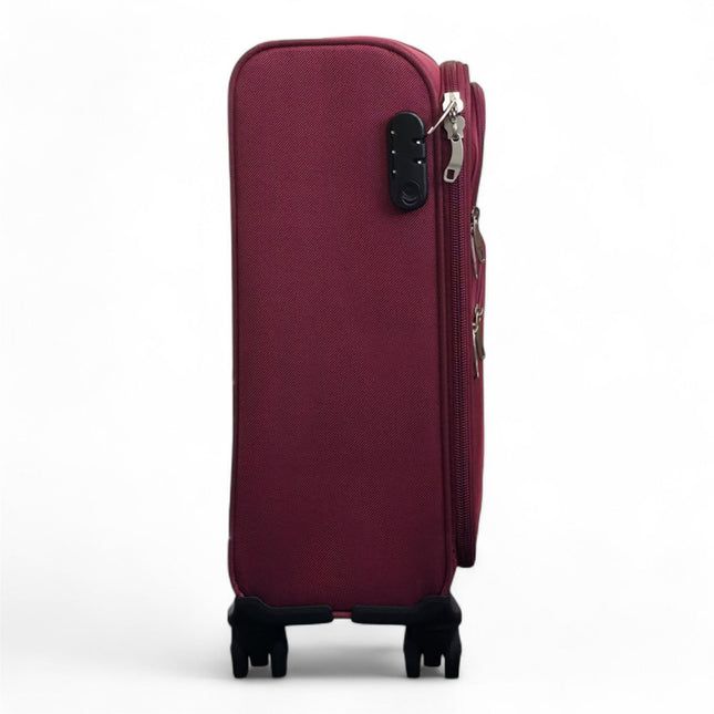 Soft Shell Cabin  48 x 37 x 20 cm Secure Travel Luggage Suitcase Suitable for Easyjet, Ryanair
