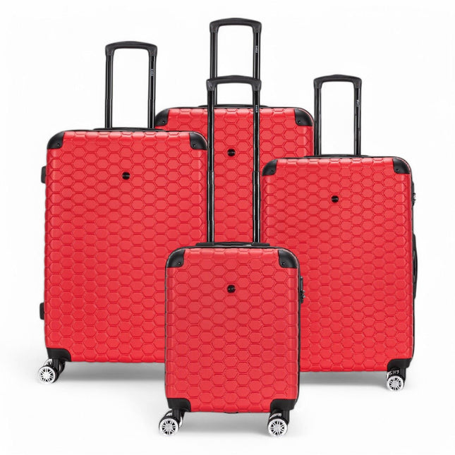 Hard Shell ABS 8 Wheel Luggage Travel Cabin Holiday Bags Suitcase Set
