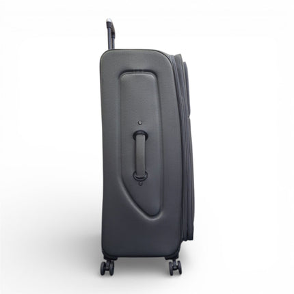 Soft Shell Lightweight Nylon Suitcase Set 4 Wheel Travel Case Holiday Bags