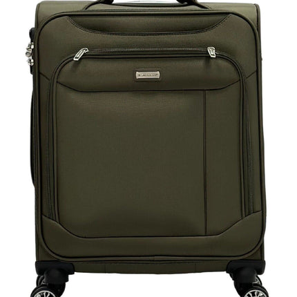 Lightweight Suitcase  4 Wheel Luggage Travel Cabin TSA Soft Bag