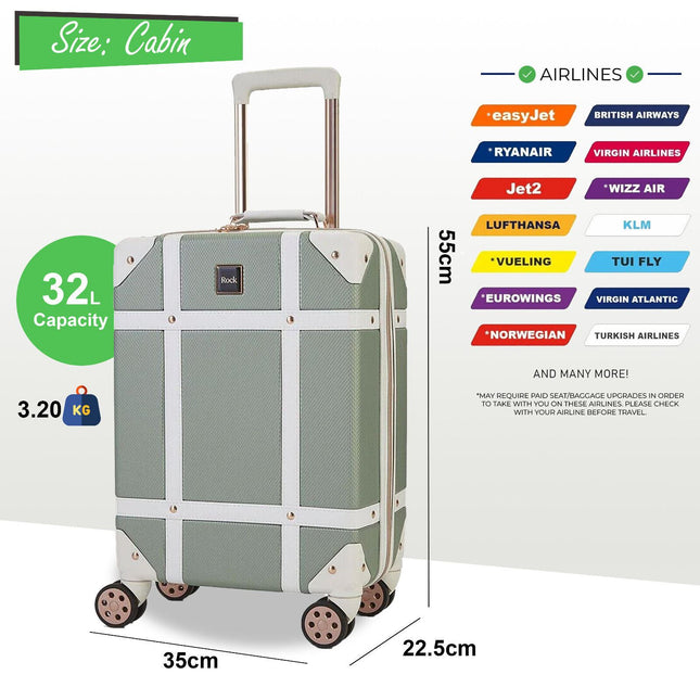 Hard Shell  Luggage Suitcase Trunk Cabin Travel Bags