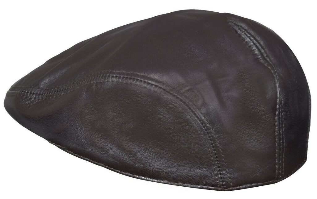 Mens  Flat Hat Leather Peaky Blinders Beret Newsboy Gatsby Golf Cabbie Cap