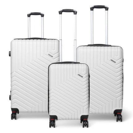 Expandable Hard Shell 8 Wheels Luggage Travel Cabin Bags Suitcase Set