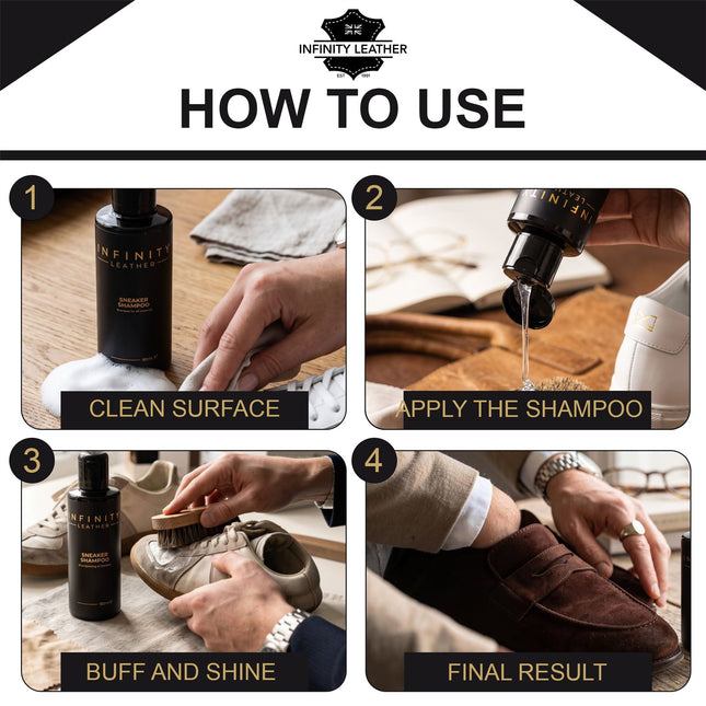 Sneaker & Trainer Cleaner for All Materials Shoe Shampoo