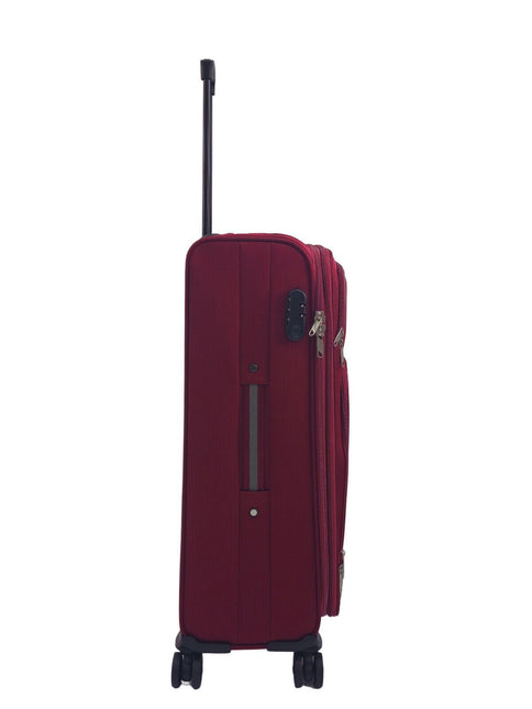Soft Shell Suitcase Luggage Set Travel Light Carry On Cabin Bag