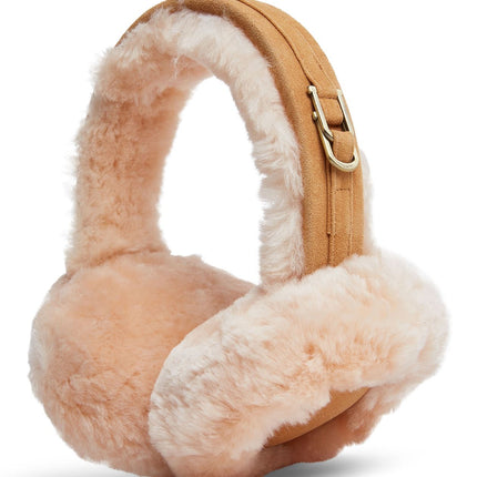 Womens Sheepskin Shearling Winter Ear Muffs Warm Comfortable