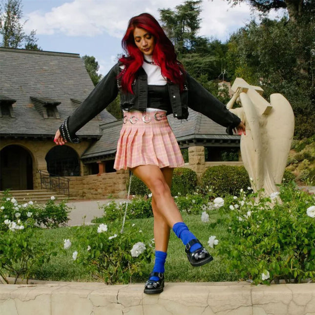 TUK Womens Mary Jane Kitty Black Leather Platform Goth Shoes - T2025