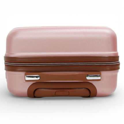 Expandable Hard Shell ABS Suitcase Set 8 Wheel Robust Travel Case Holiday Luggage