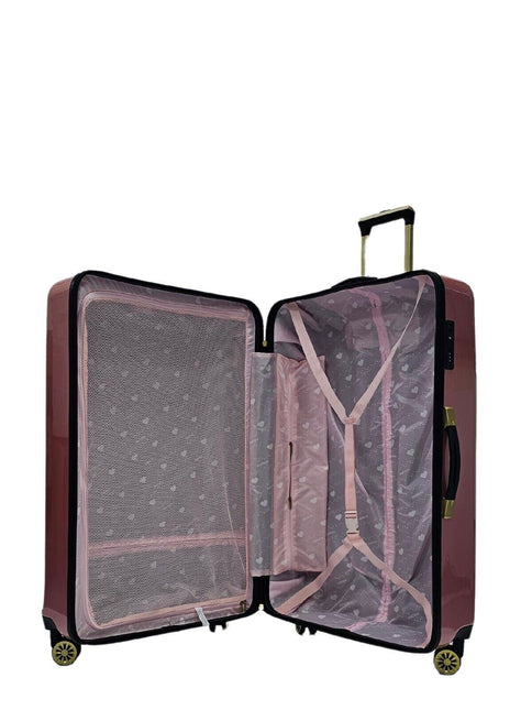 Hard Shell Flower Print Suitcase Luggage Set