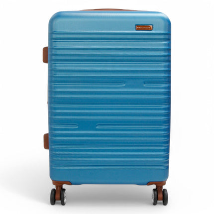Expandable Hard Shell ABS Suitcase Set 8 Wheel Robust Travel Case Holiday Luggage