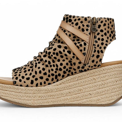 Blowfish Malibu Women's Brown Wedge Sandals - Lacey C Rope