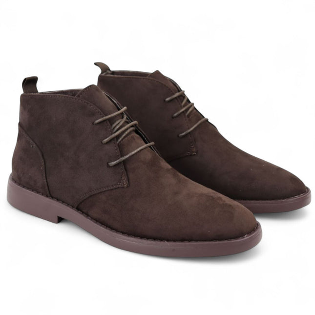 Men's Brown Premium Desert Style Suede Chukka Boots