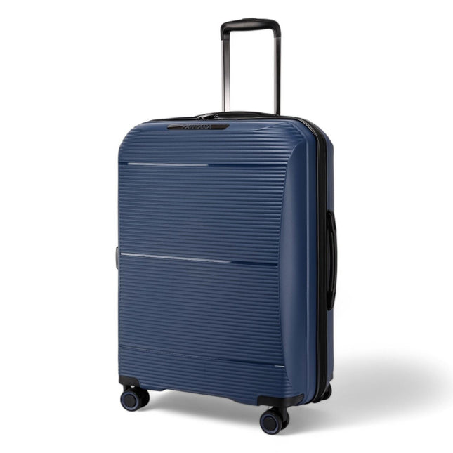 Expandable Hard Shell PP 8 Wheel Luggage Travel Cabin Holiday Bags Suitcase Set