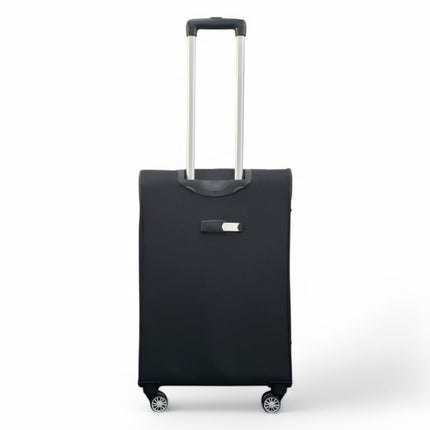 Expandable Soft Shell 8 Wheels Luggage Travel Cabin Suitcase Set