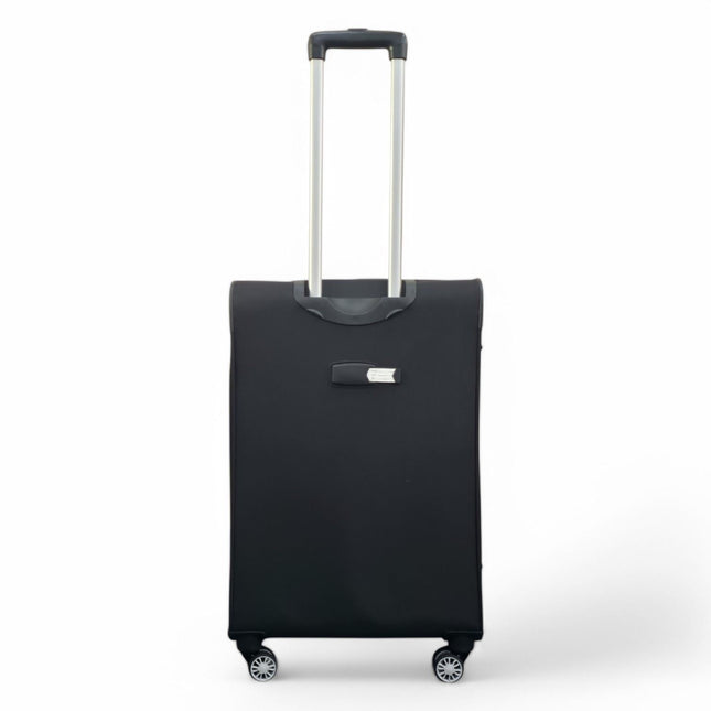 Expandable Soft Shell 8 Wheels Luggage Travel Cabin Suitcase Set