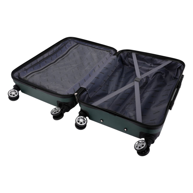 Hard Shell Classic Dual 4 Wheel Luggage Suitcase Set