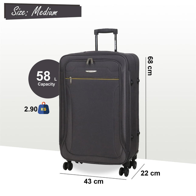 Lightweight Soft Luggage Travel Suitcases