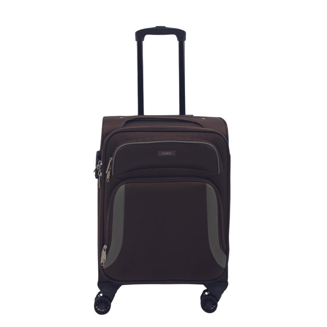 Soft Shell Suitcase Luggage Set Travel Light Carry On Cabin Bag