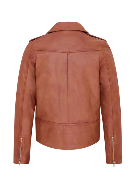 Mens Retro Brando Quilted Leather Biker Jacket Vintage Motorcycle Style
