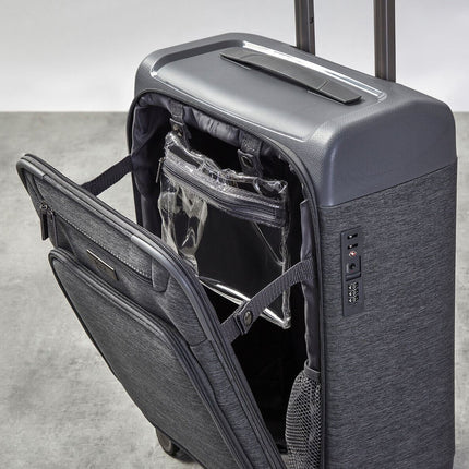 Lightweight Soft Suitcase 4 Wheel Luggage Travel Trolley Cases Cabin Bags