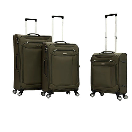 Soft Lightweight Dual 4 Wheel Suitcase Luggage