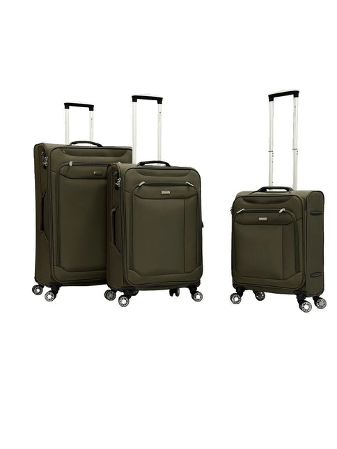 Soft Lightweight Dual 4 Wheel Suitcase Luggage