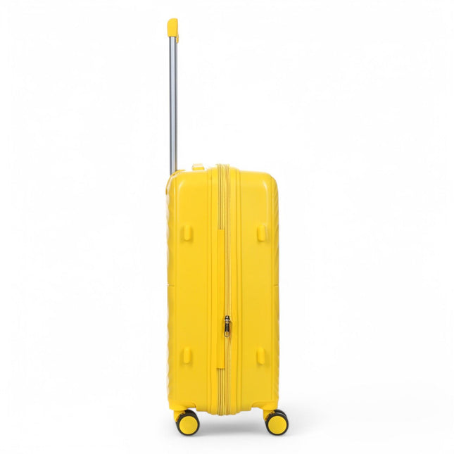 Expandable Hard Shell 8 Wheels Luggage Travel Cabin Suitcase Set