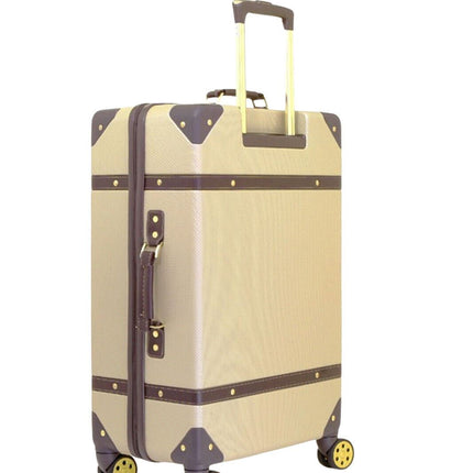 Vintage Hard Shell  Luggage Trunk Suitcase Set
