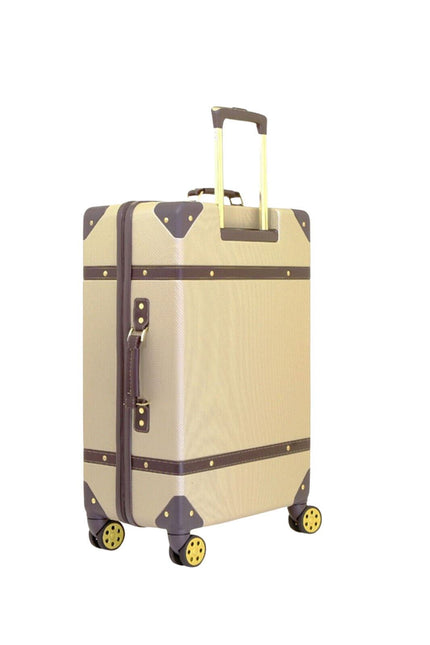 Vintage Hard Shell  Luggage Trunk Suitcase Set