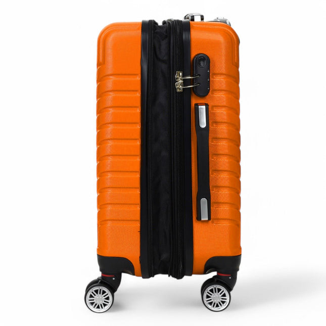 Expandable Hard Shell 8 Wheels Luggage Travel Cabin Bags Suitcase Set