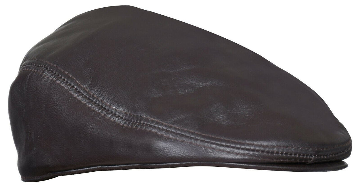 Mens  Flat Hat Leather Peaky Blinders Beret Newsboy Gatsby Golf Cabbie Cap
