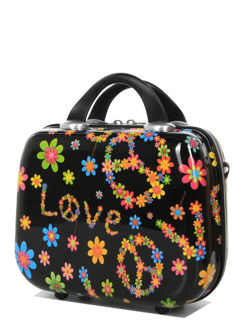 Hard Shell Printed Dual 4 Wheel Luggage Suitcase