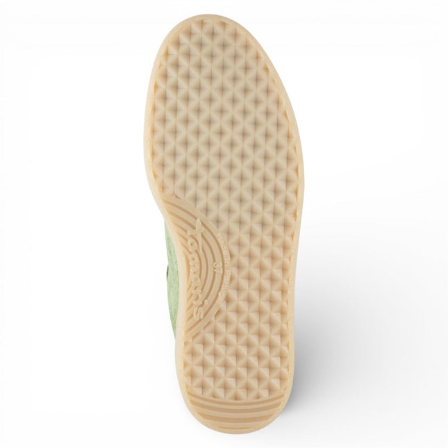 Tamaris Women's Green Leather Neon Stripes Trainers Sneaker Shoes